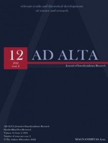 Ad Alta-journal Of Interdisciplinary Research期刊